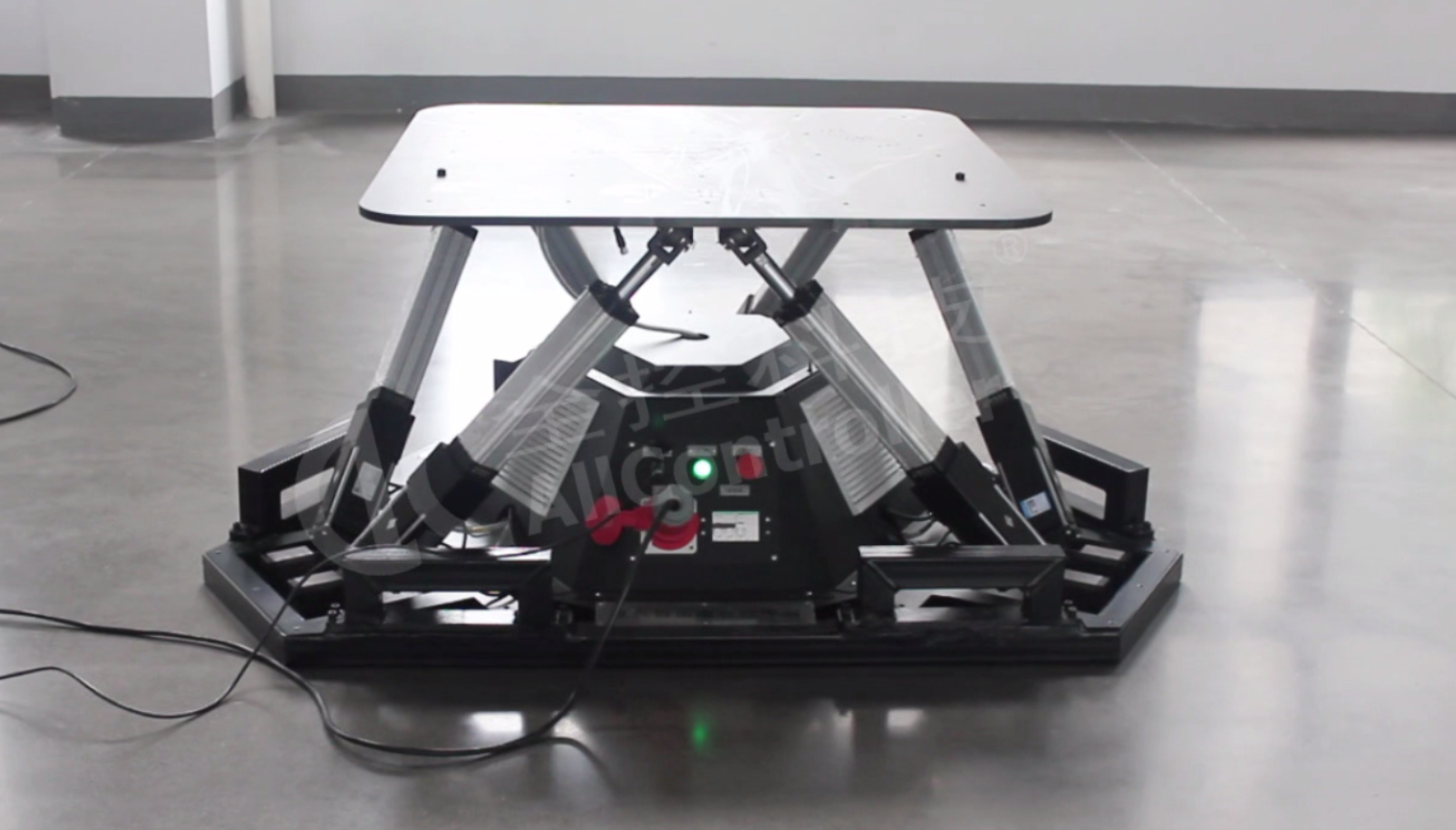 500公斤負載|六自由度Stewart運動平臺演示